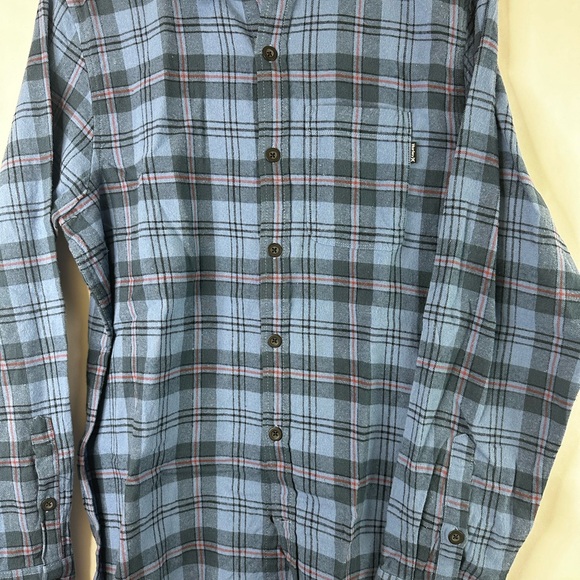 Hurley Men’s Thunderberry Portland Button Down Long Sleeves Shirt Plaid NWT - Picture 4 of 13